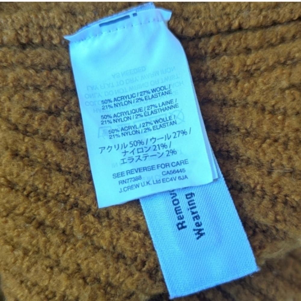 Madewell Northfield Mock Neck Sweater in Golden Harvest - Size XS - Picture 7 of 10